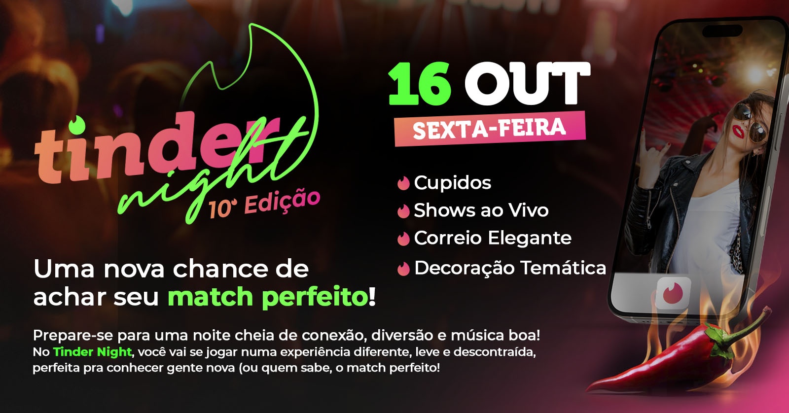 Source image — Tinder Night no St. Johns - 10º Edição