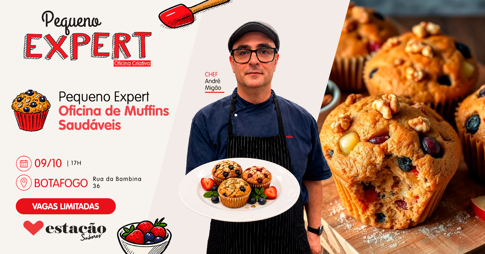 Pequeno Expert - Oficina de Muffin Saudável