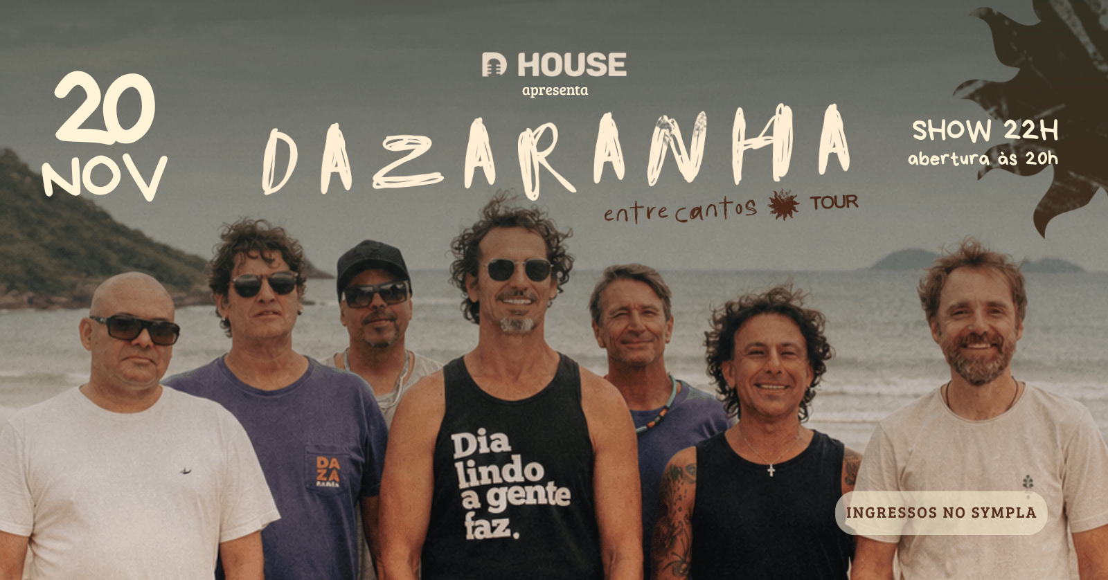 DAZARANHA - Entre Cantos Tour - Curitiba, PR