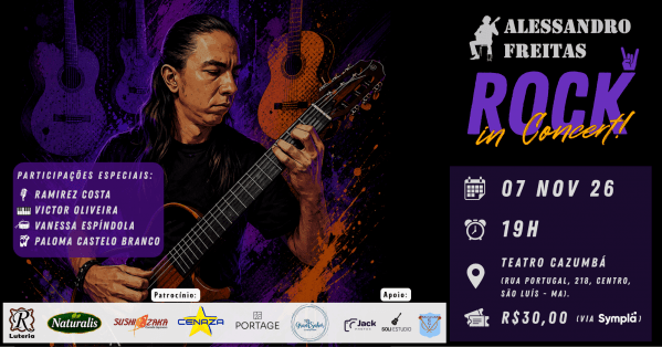 Imagem do evento Alessandro Freitas - Rock In Concert