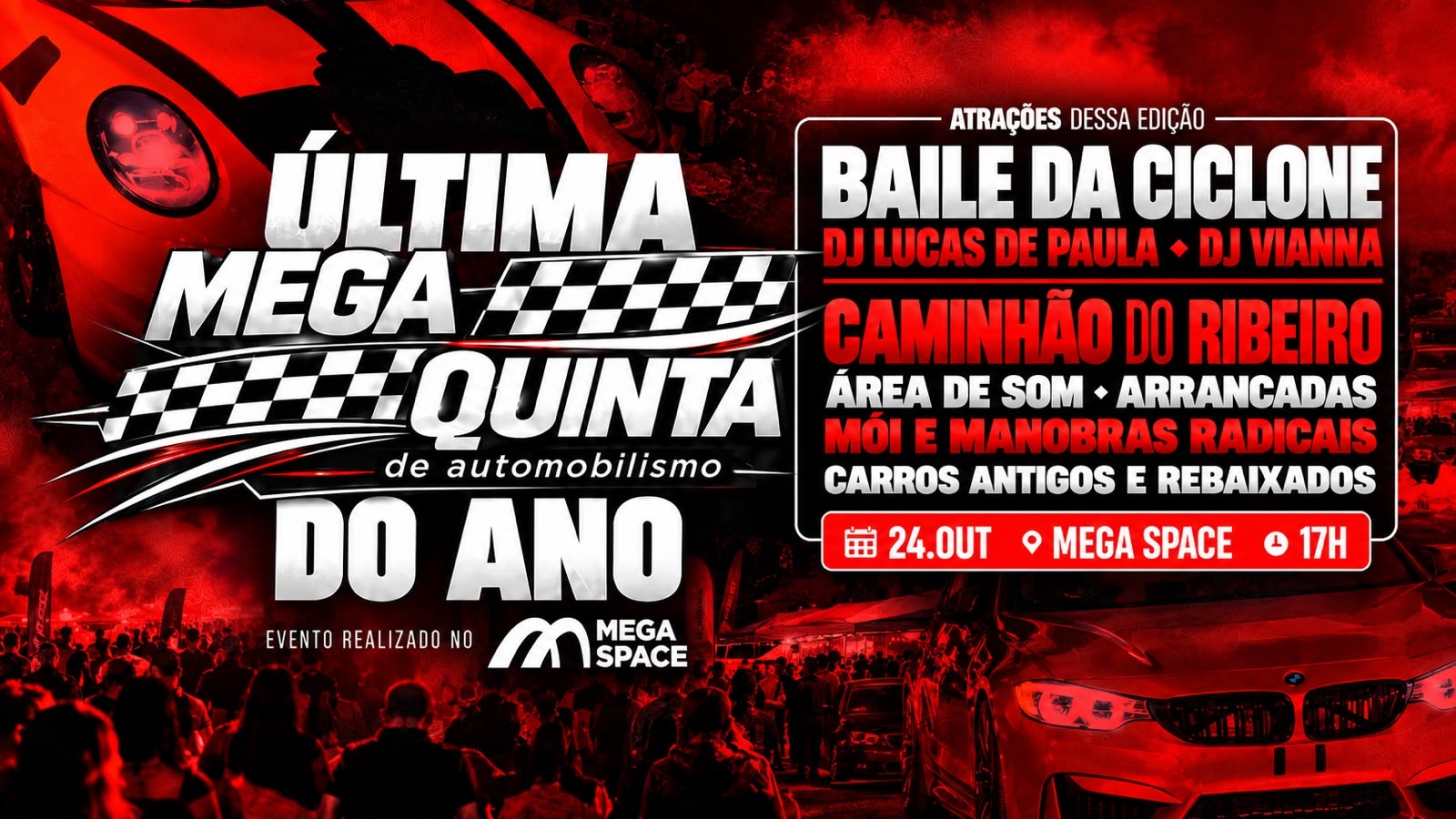 MEGA QUINTA – A ÚLTIMA DO ANO! Edição Outubro