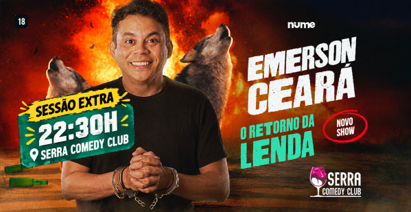 Imagem do evento Emerson Ceará em BENTO GONÇALVES  | O Retorno da Lenda (SESSÃO EXTRA)