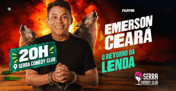 Imagem do evento Emerson Ceará em BENTO GONÇALVES | O Retorno da Lenda