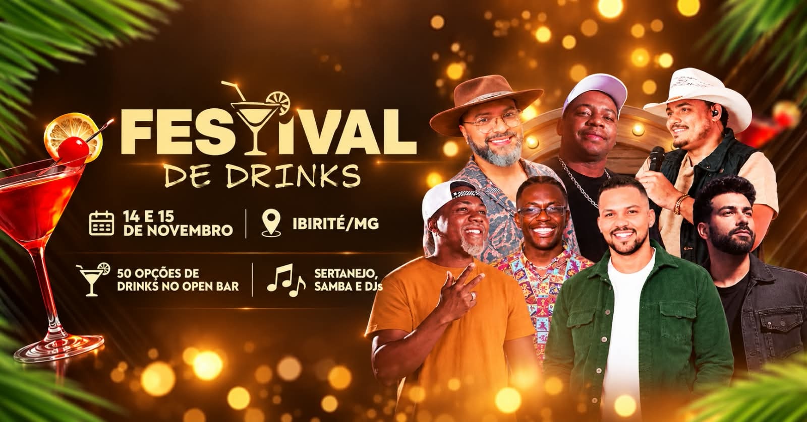 FESTIVAL DE DRINKS - BAR VIP - Sarzedo, MG