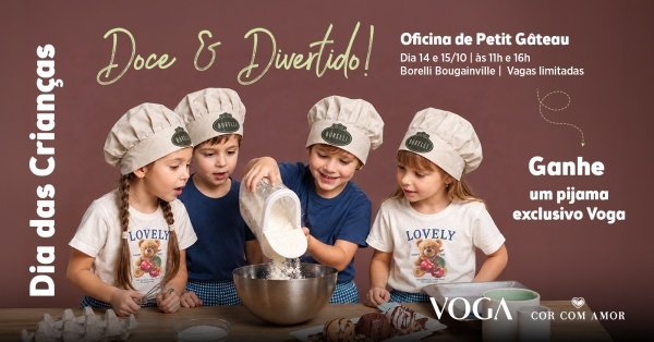 Imagem do evento Oficina de Petit Gâteau - Borelli Bougainville