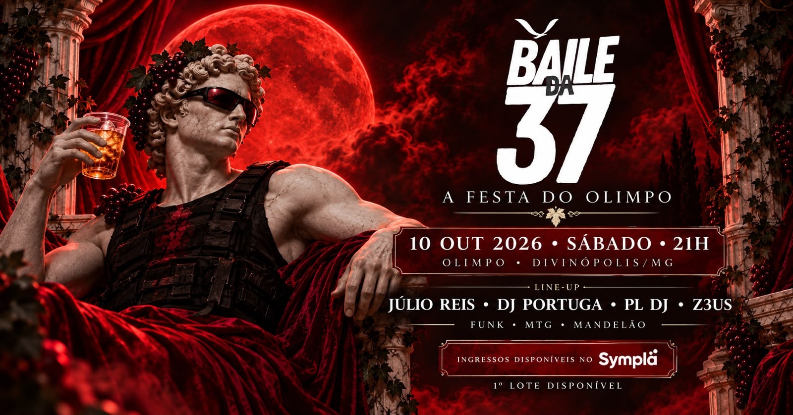BAILE DA 37 (FUNK NO OLIMPO) - Divinópolis, MG