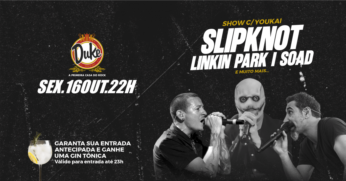 Imagem publicada pela fonte para Duke Pub - Show com YOUKAI