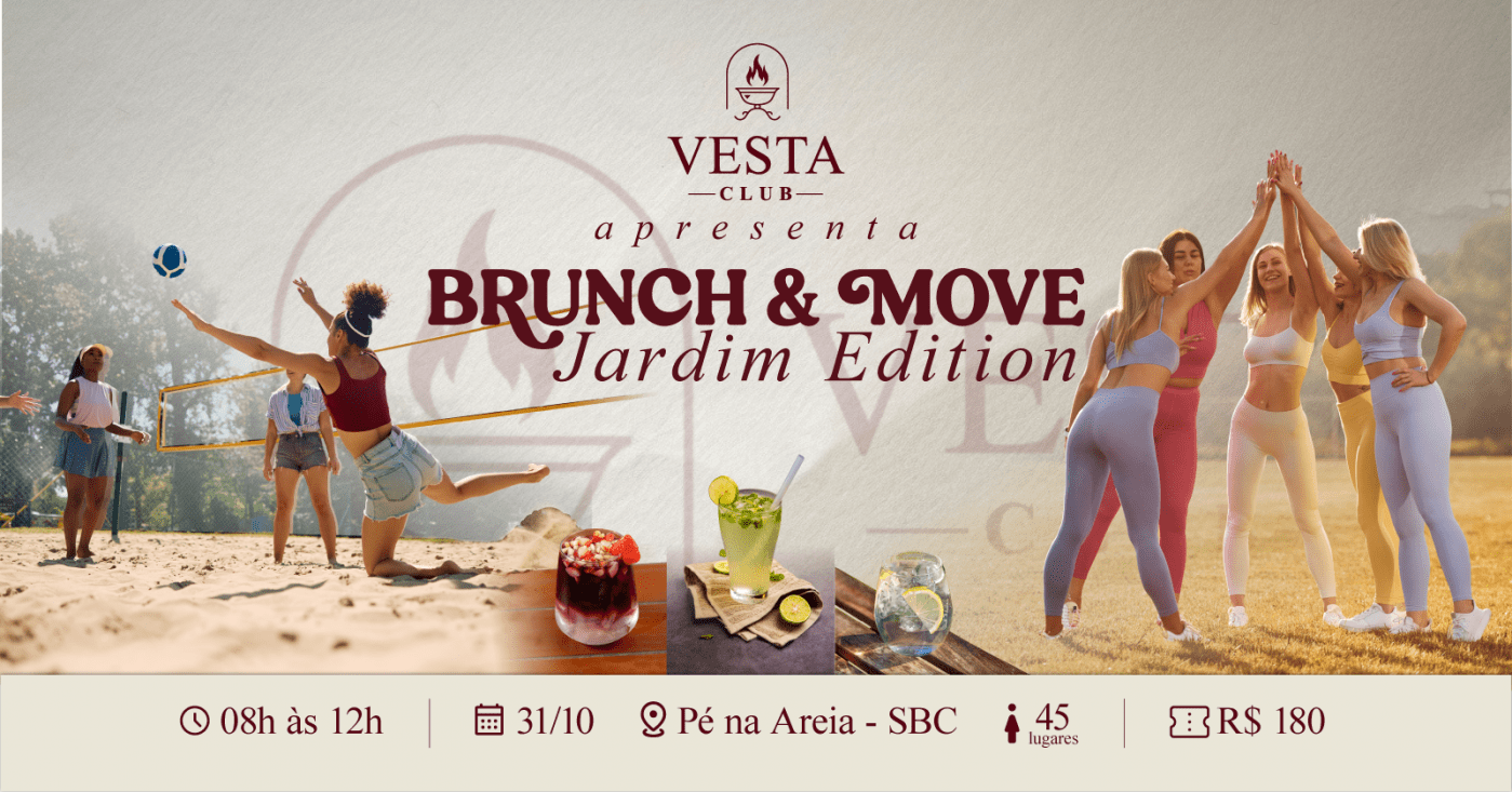 Imagem publicada pela fonte para Brunch & Move - Jardim Edition
