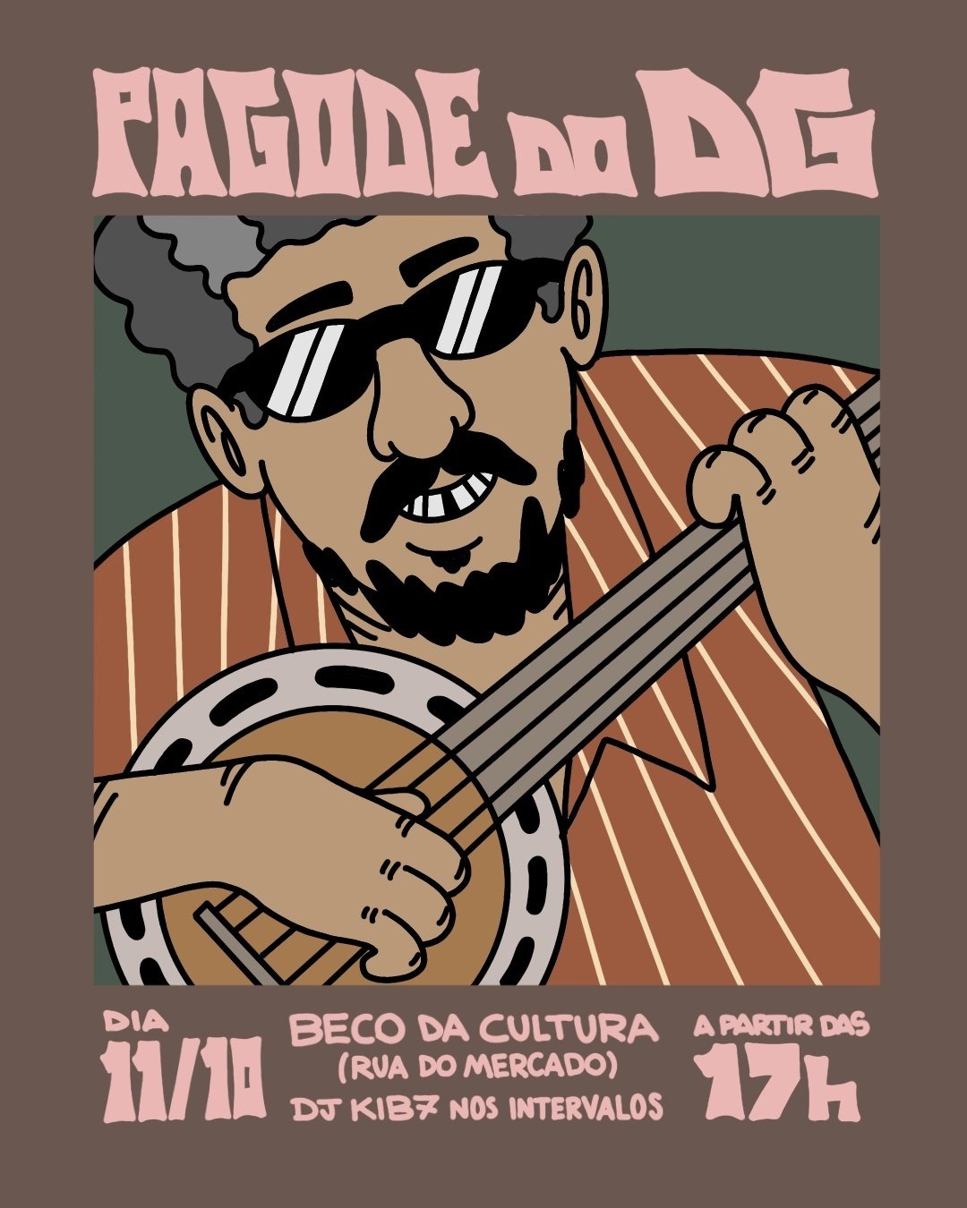 Imagem publicada pela fonte para Pagode do DG no Beco!