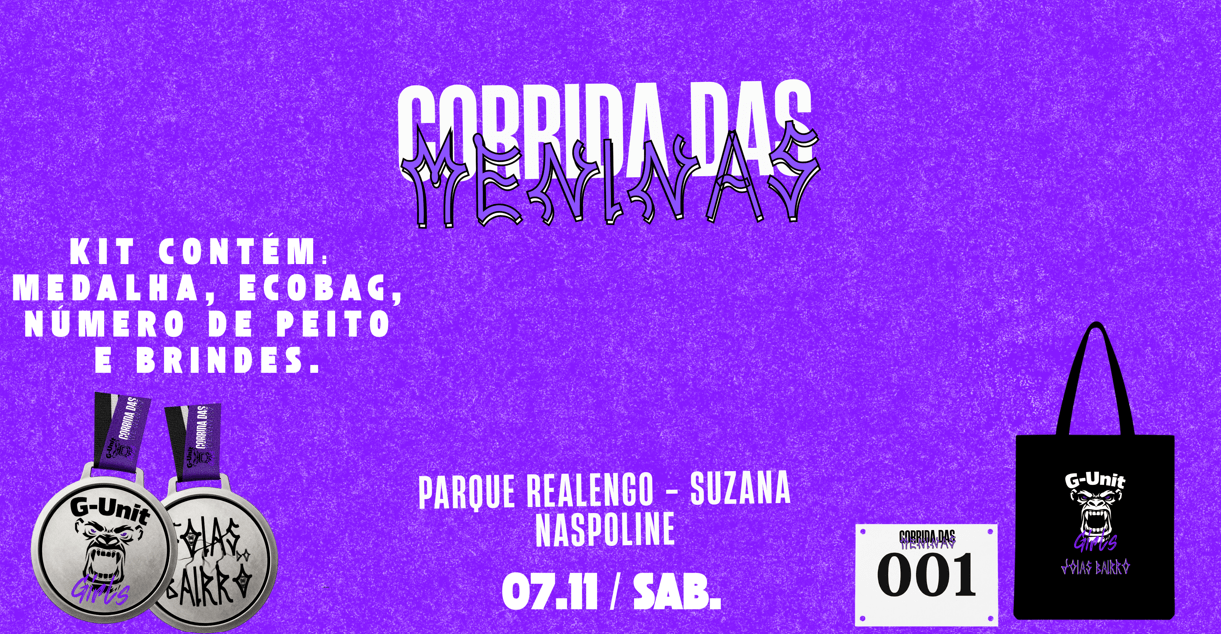 Imagem publicada pela fonte para 3° Corre das Meninas da G!