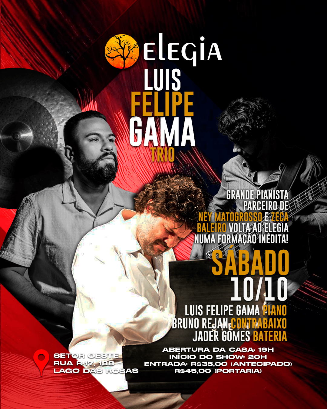 Source image — Luis Felipe Gama Trio - Elegia - 10/10 (Sábado)