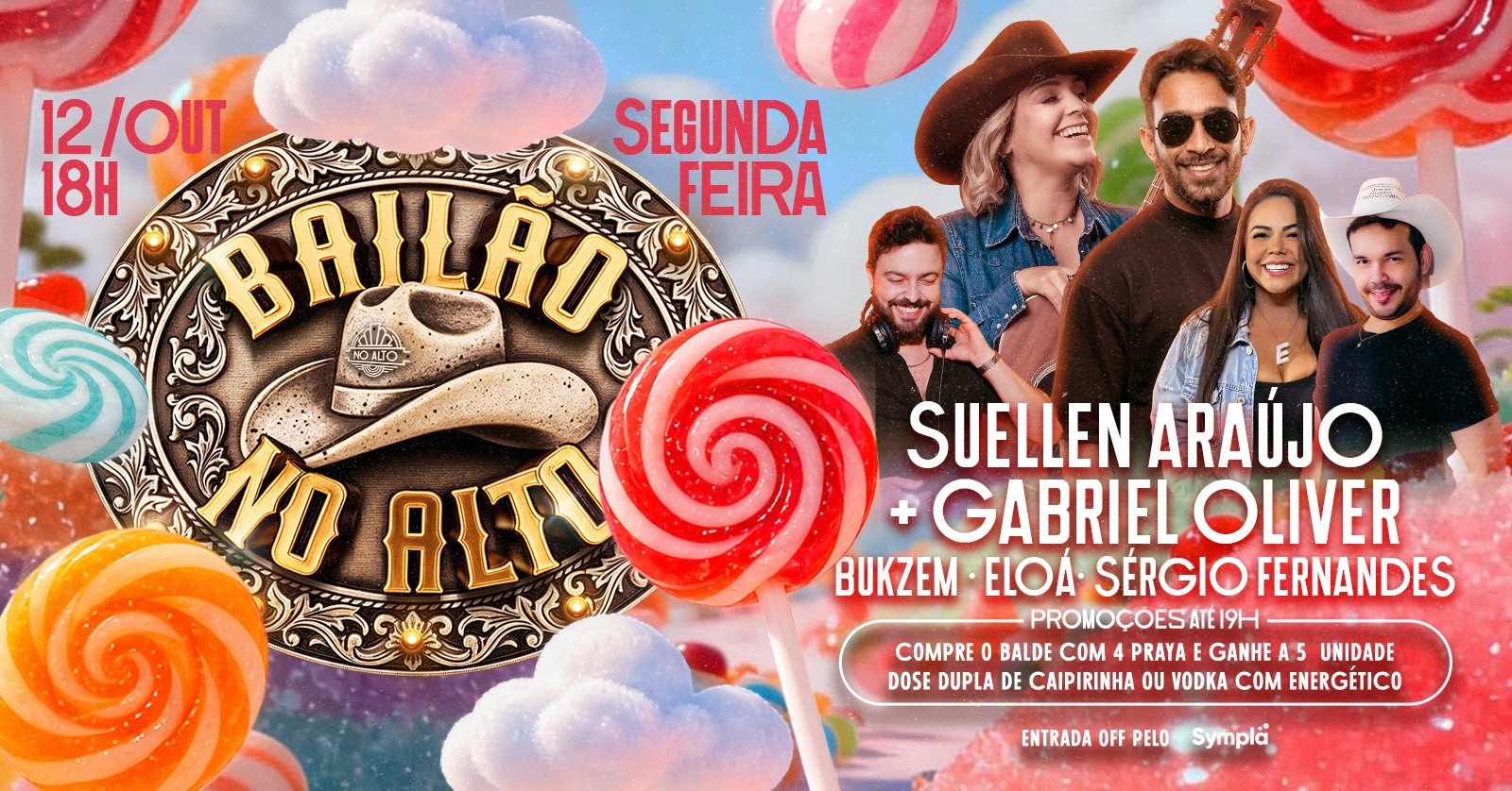 Imagem da fonte — BAILÃO NO ALTO - com Suellen Araújo e Gabriel Oliver
