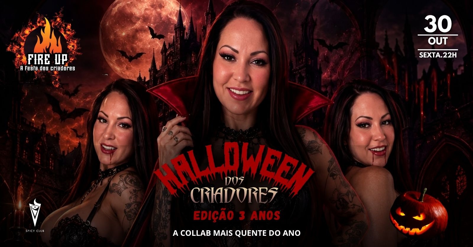 Haloween dos criadores de conteúdo 18+