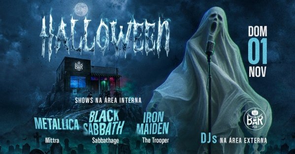 Imagem do evento HALLOWEEN 2026 Dom 01/11