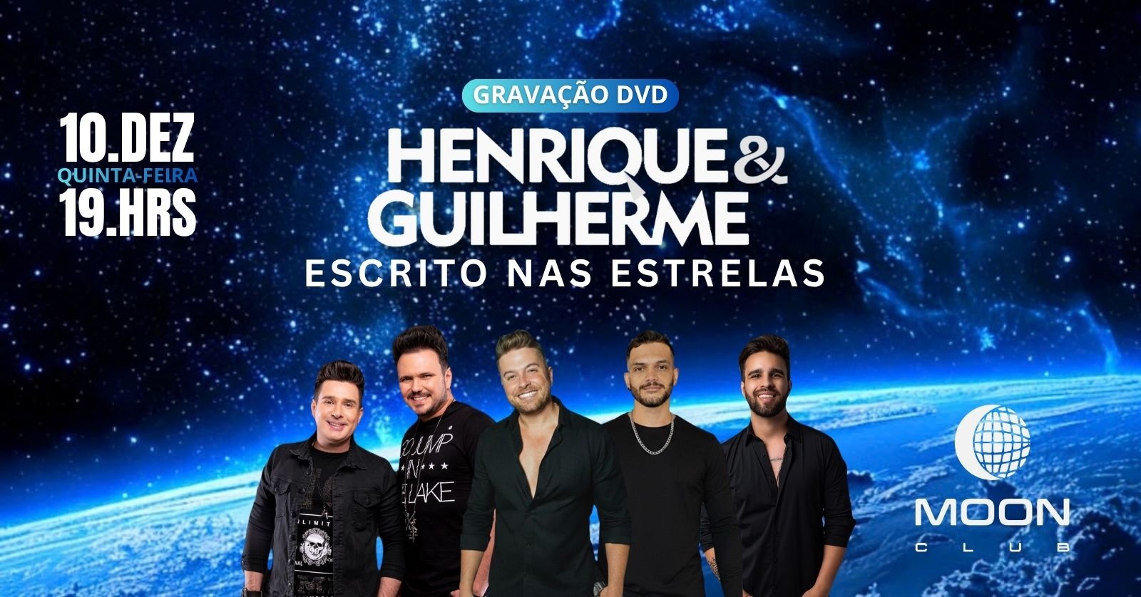 Gravação DVD HENRIQUE E GUILHERME Escrito nas Estrelas - Americana, SP