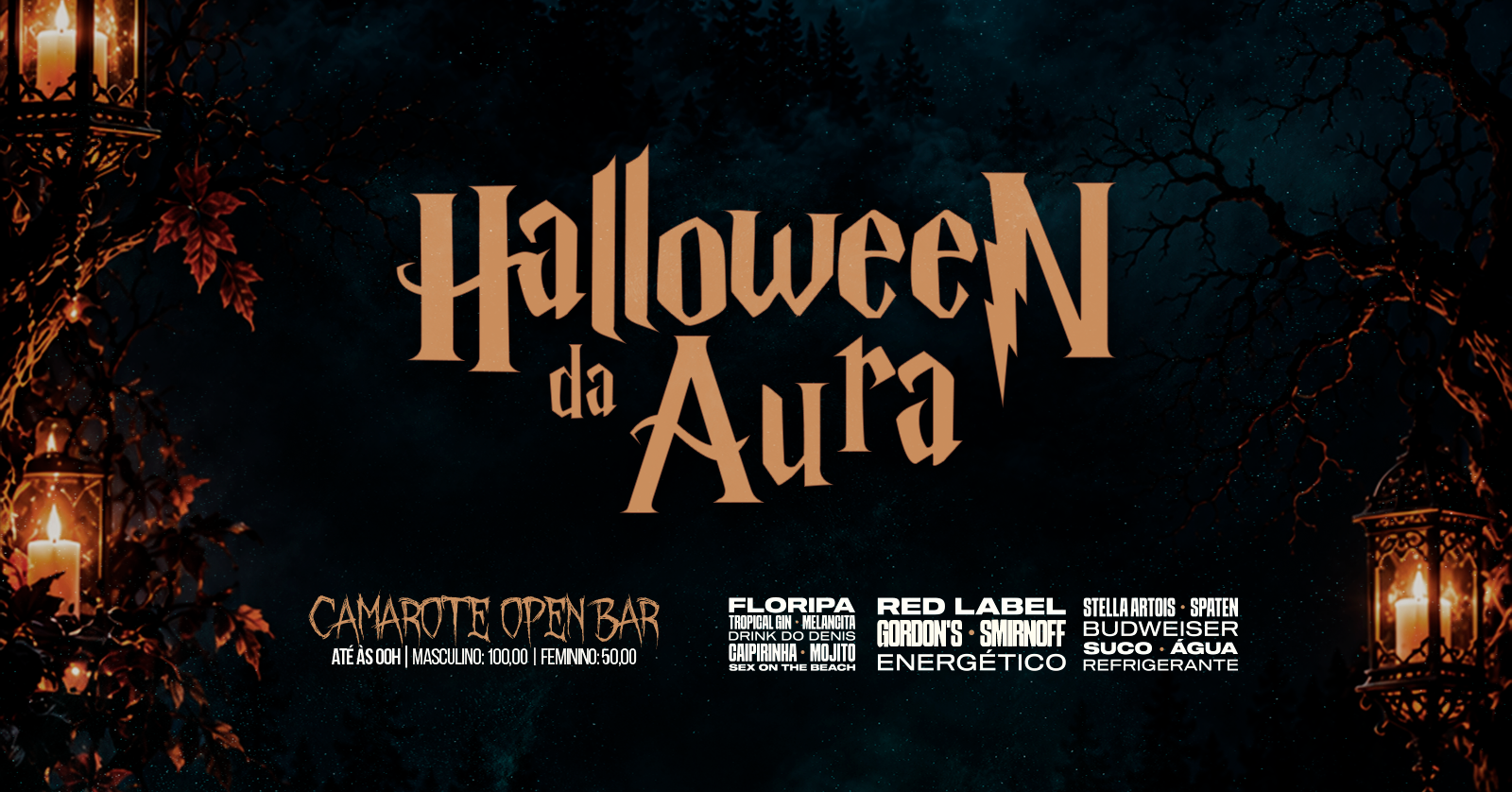 Camarote Halloween da Aura - 16/10/2026 - Contagem, MG
