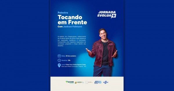 Imagem do evento Jornada Evolua + : Palestra "Tocando em Frente"