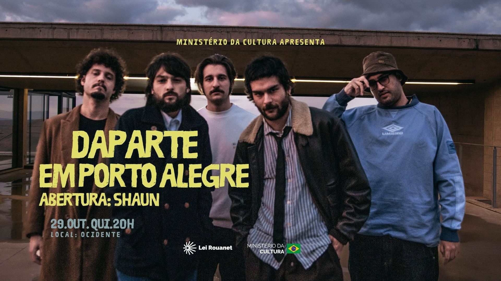 Source image — DAPARTE EM PORTO ALEGRE - Tour Nacional 2026 + SHAUN