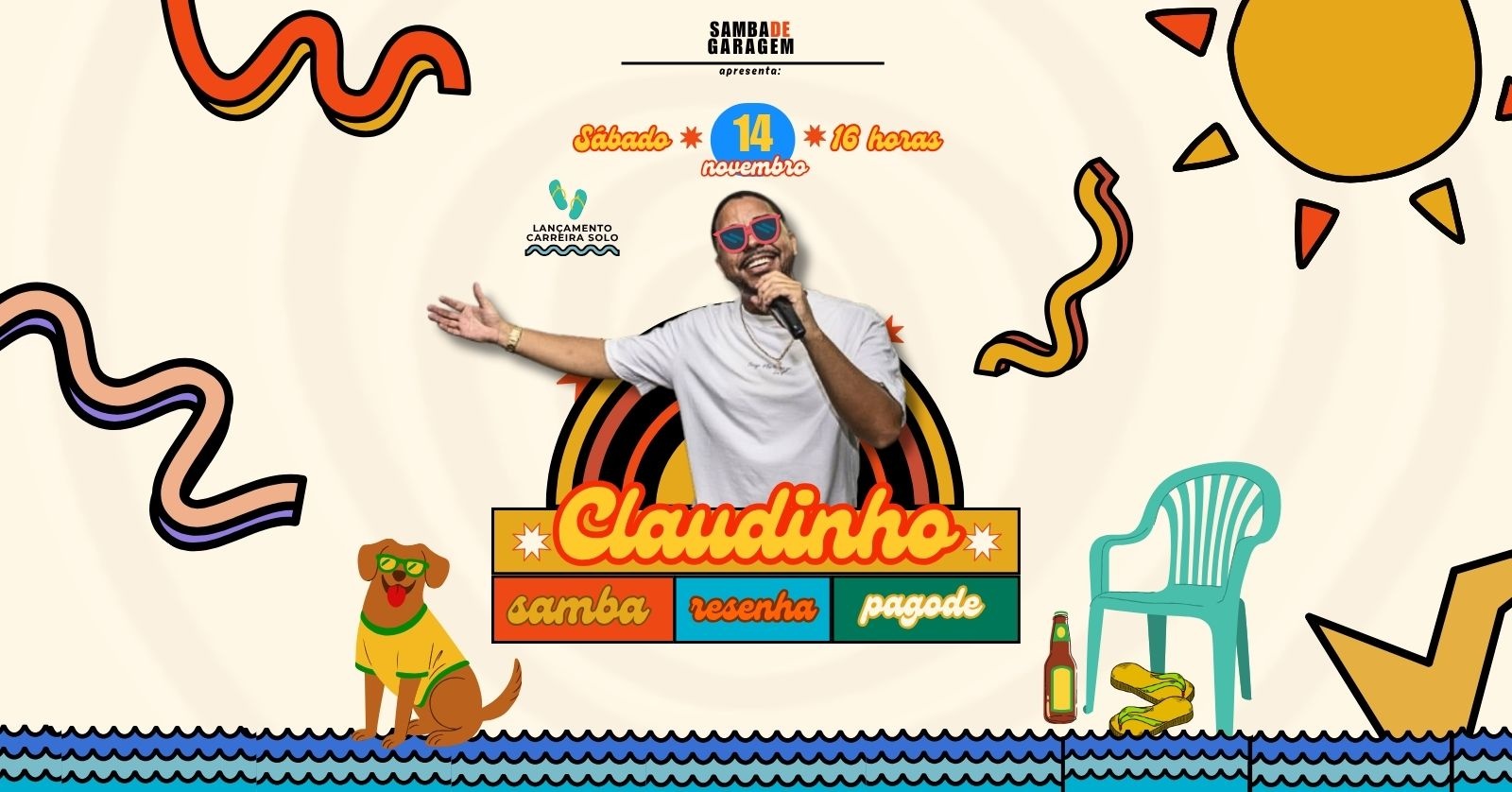 Claudinho - Samba - Resenha - Pagode - Olinda, PE