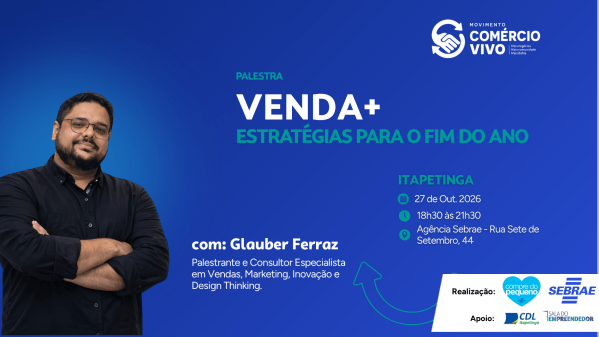 Imagem do evento Venda +: Estratégias para o Fim do Ano