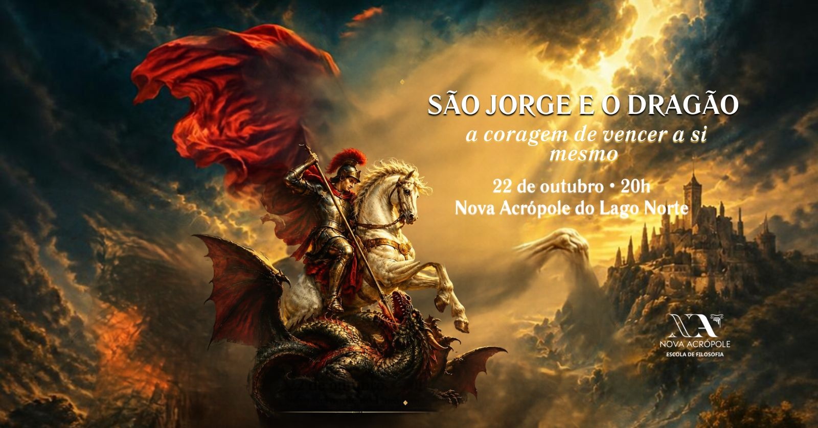 Source image — Palestra - São Jorge e o Dragão: a coragem de vencer a si mesmo.