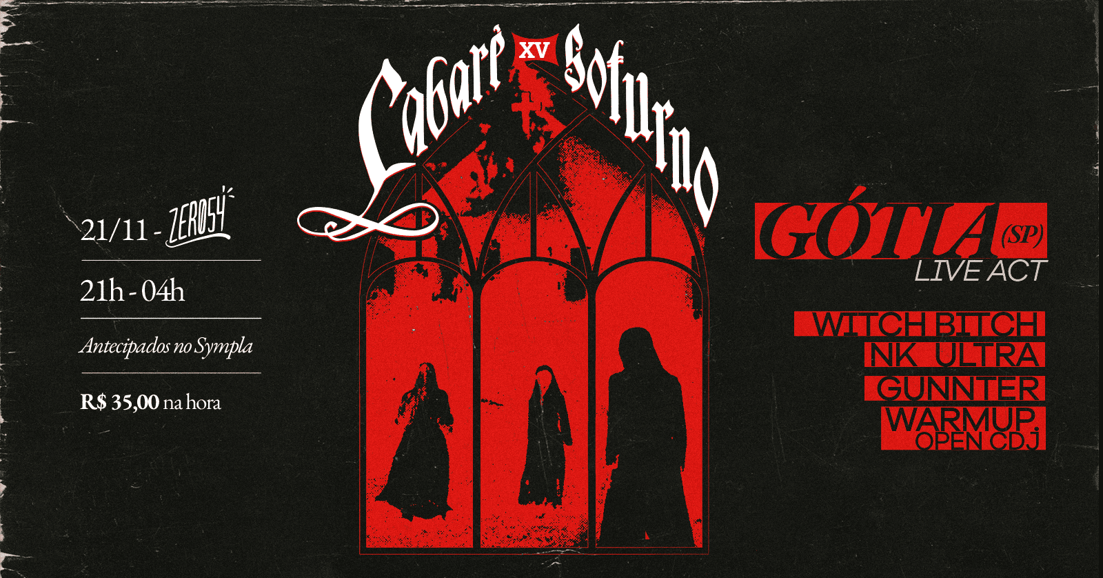 Cabaré Soturno 15 - Gotia (live) - Caxias do Sul, RS