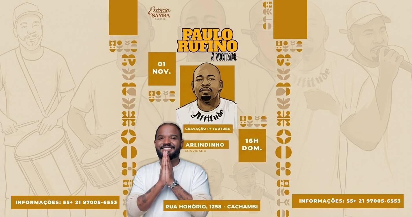 01/11 Paulo Rufino À vontade recebe Arlindinho - Rio de Janeiro, RJ