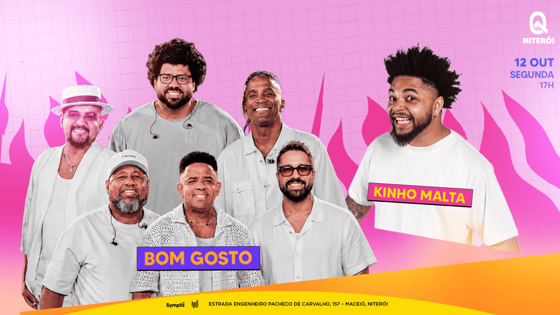 BOM GOSTO + KINHO MALTA na BATUQ NITERÓI!!