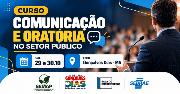 Imagem do evento Curso Comunicação e Oratória no Setor Público