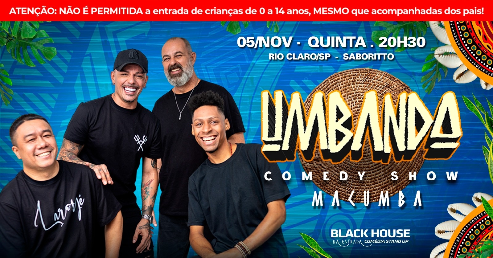 UMBANDA COMEDY SHOW em RIO CLARO - Stand up Comedy