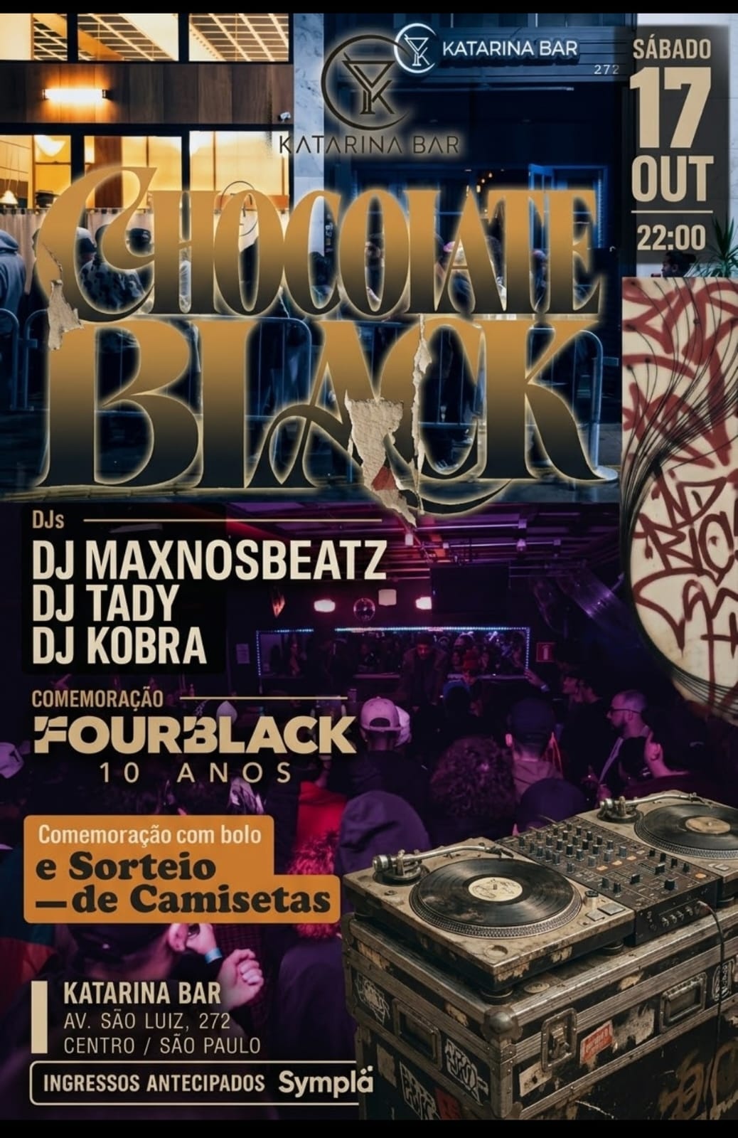 CHOCOLATE BLACK  10 ANOS DE FOURBLACK - São Paulo, SP