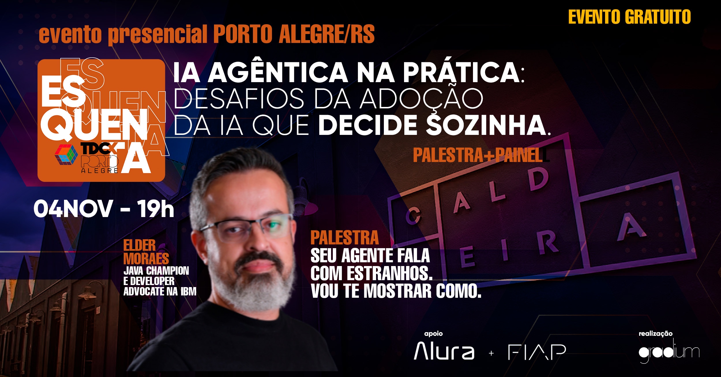 Source image — Esquenta TDC - IA Agêntica na prática: desafios da adoção da IA que decide sozinha