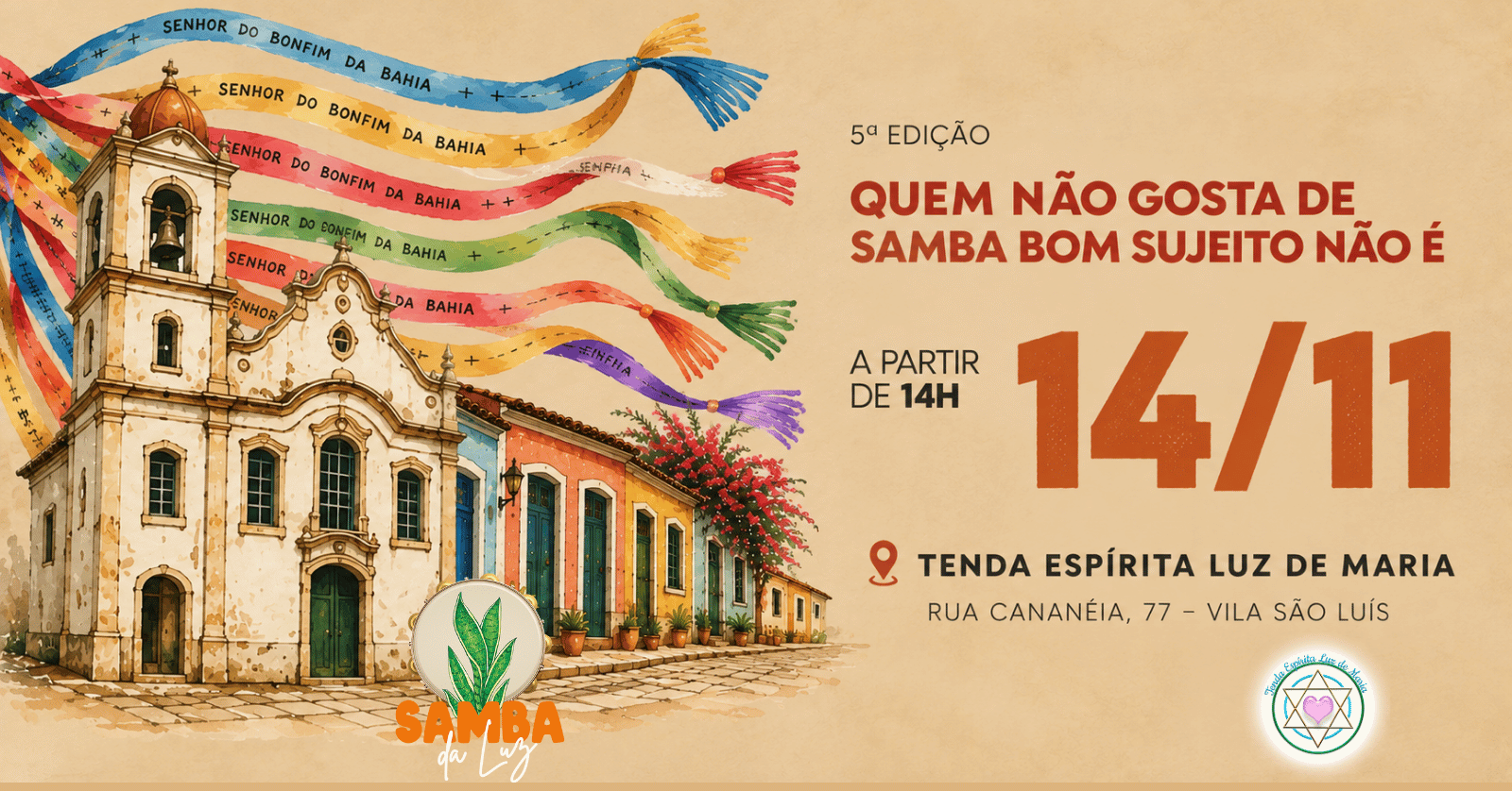 Samba da Luz - Quem não gosta de samba, bom sujeito não é! - Duque de Caxias, RJ