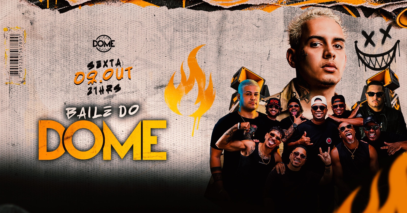 Imagem da fonte — BAILE DO DOME | MC RICK | SEXTA | 09/10 | 21 HRS