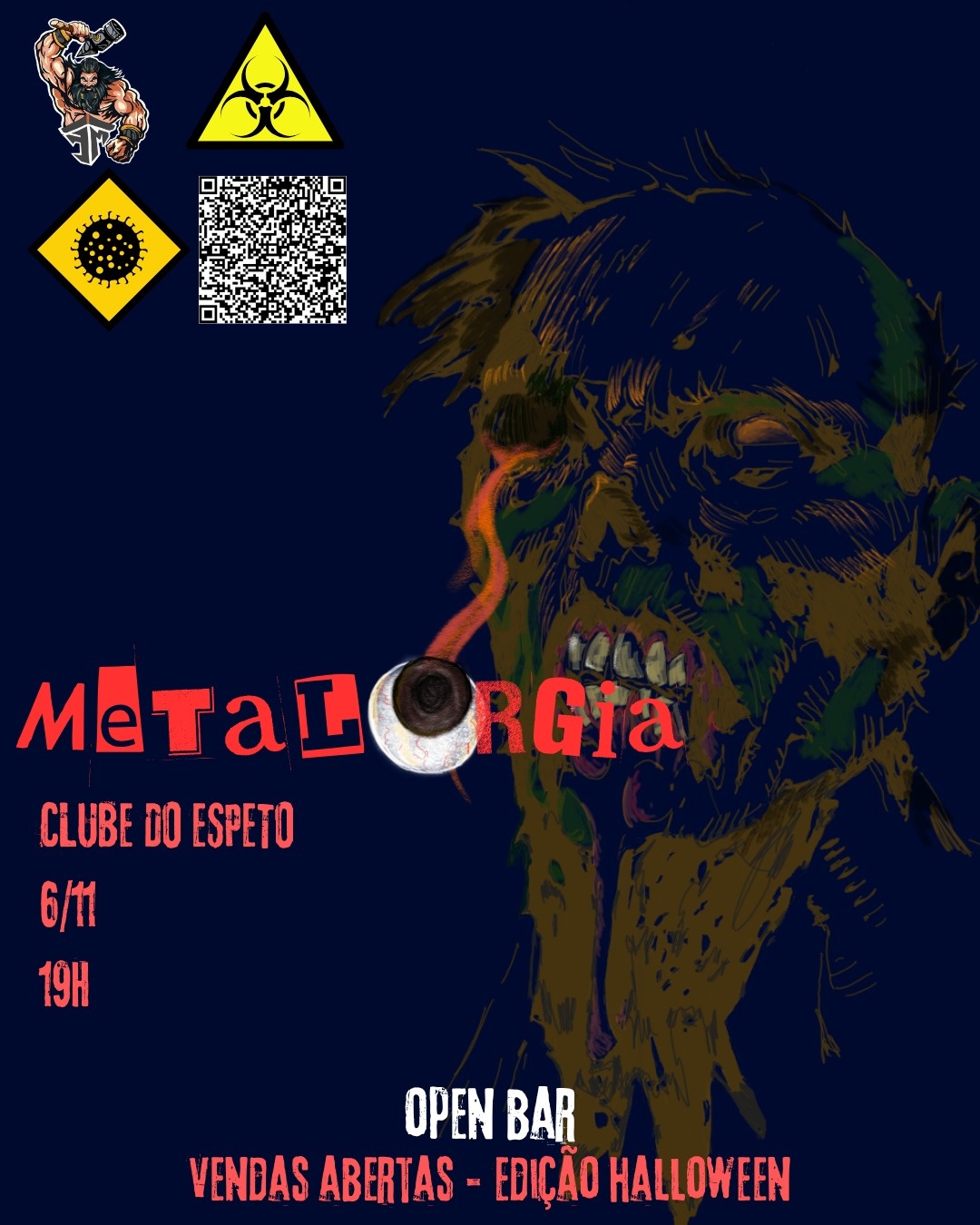 Imagen de la fuente — Metalorgia 2.0 Edição Halloween - A festa mais quente do ano!