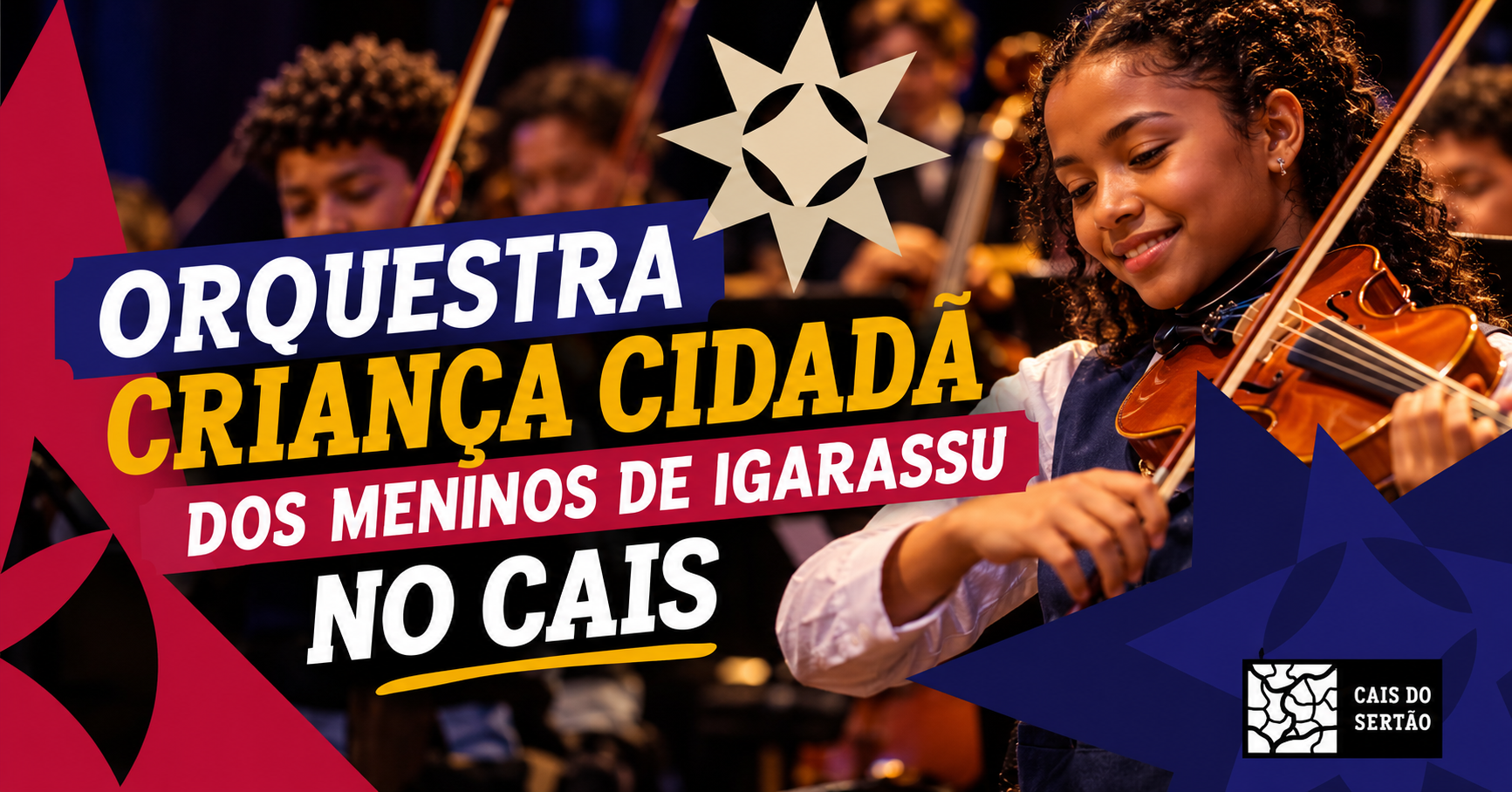 Imagem da fonte — Orquestra Criança Cidadã dos Meninos de Igarassu no Cais