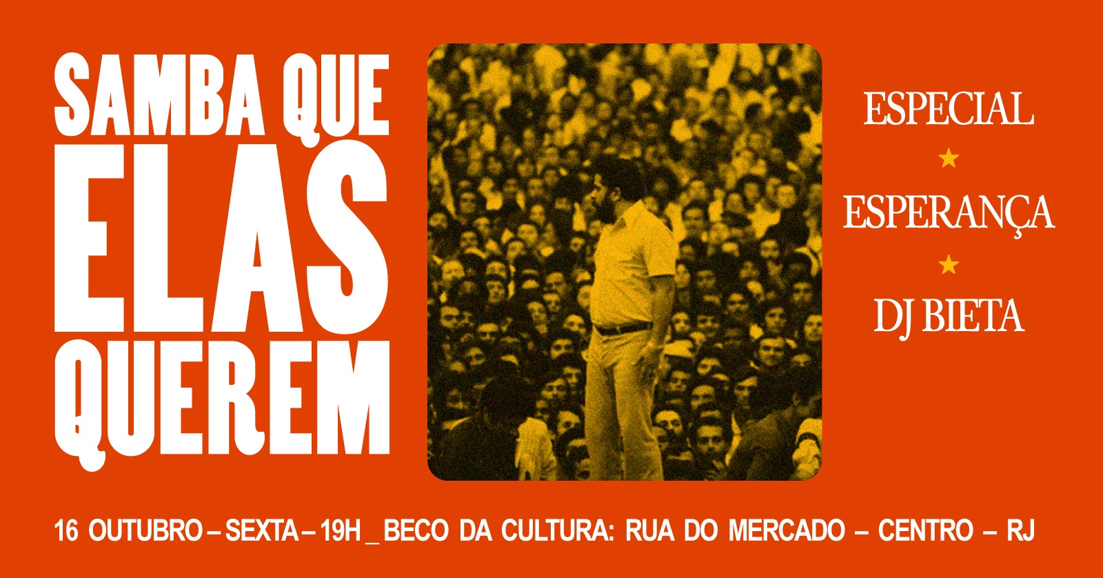 Source image — Samba Que Elas Querem no Beco da Cultura - Especial Esperança