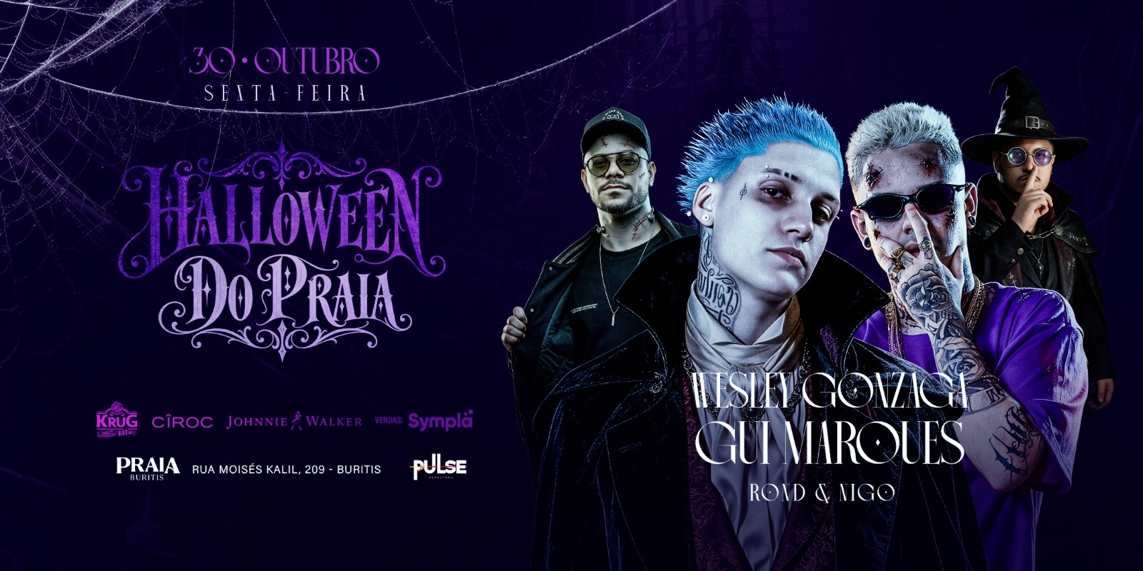 Imagen de la fuente — Halloween do Praia com Wesley Gonzaga - 30/10