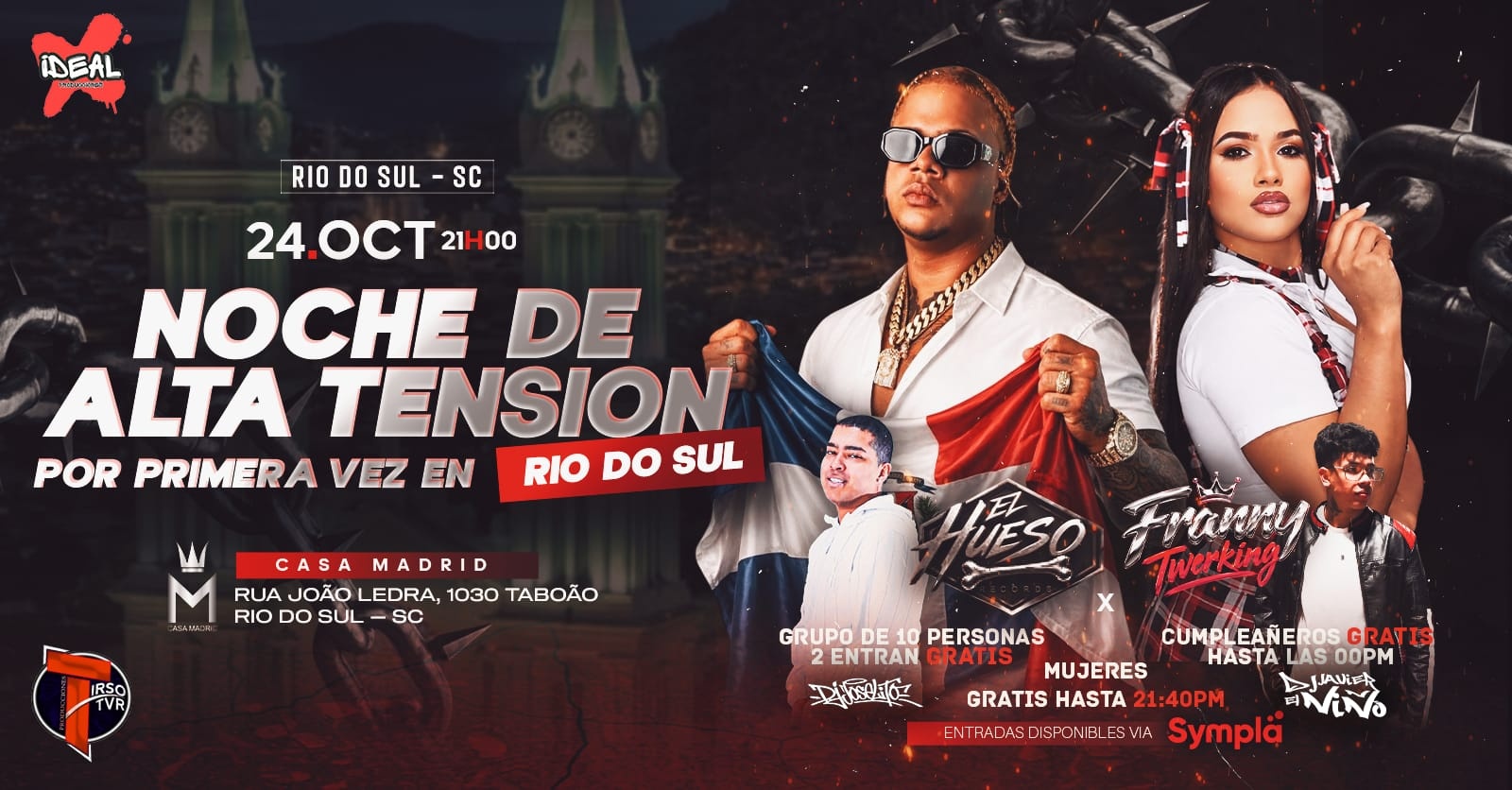 LA NOCHE DE ALTA TENCION EN RIO DO SUL - Rio do Sul, SC