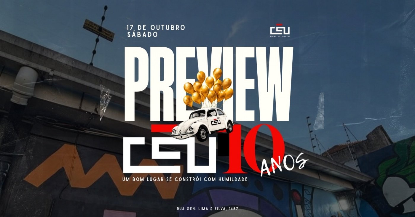 Source image — PREVIEW CÉU 10 ANOS // 17 de Outubro