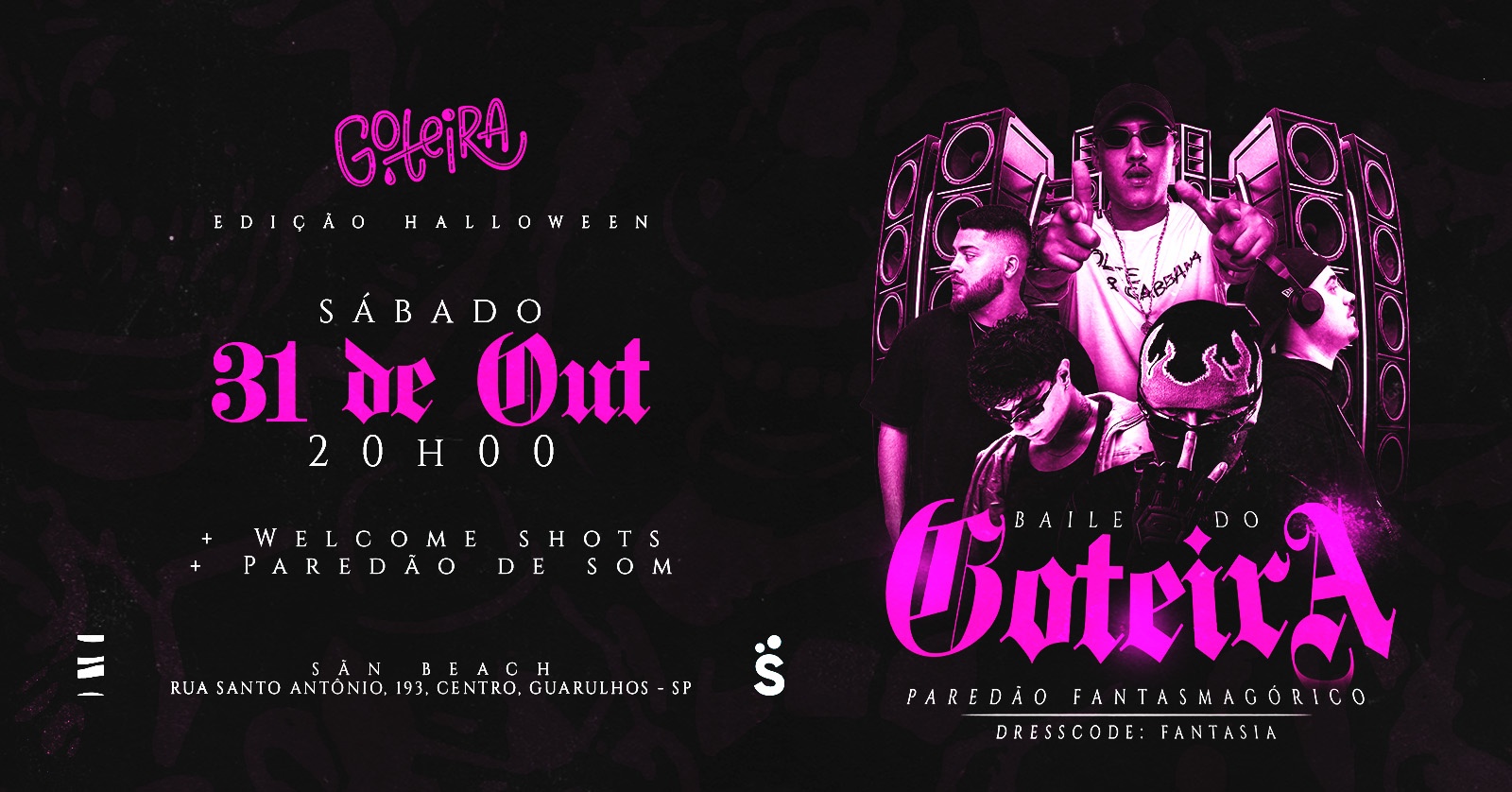 BAILE DO GOTEIRA ~ PAREDÃO FANTASMAGÓRICO (ESPECIAL DE HALLOWEEN) - Guarulhos, SP