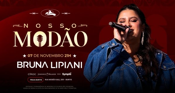Imagem do evento Nosso Modão com Bruna Lipiani - 07/11