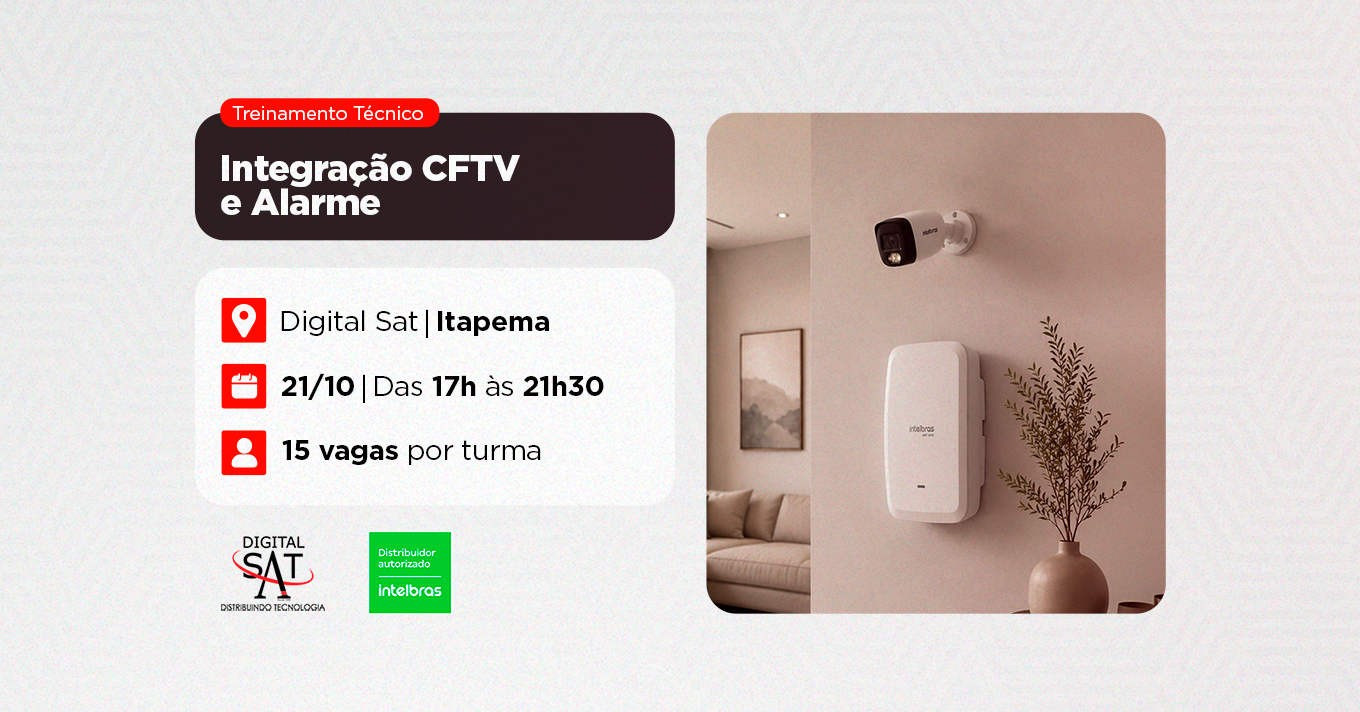 Treinamento Técnico - Integração CFTV e Alarme | Itapema