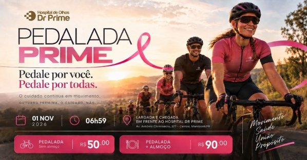 Imagem do evento PEDALADA PRIME  O cuidado continua em movimento