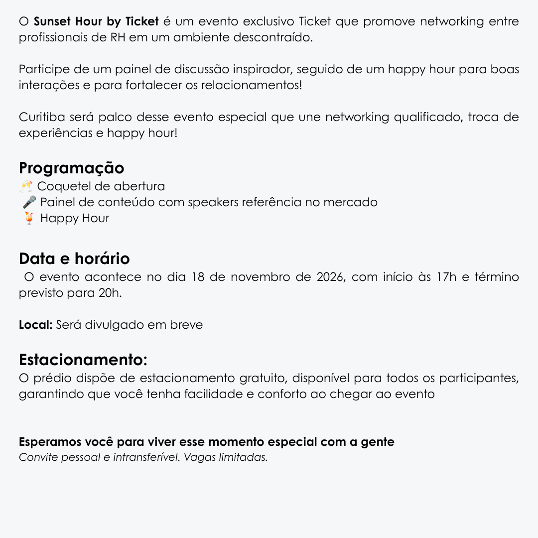 Imagem 1 da descrição do evento