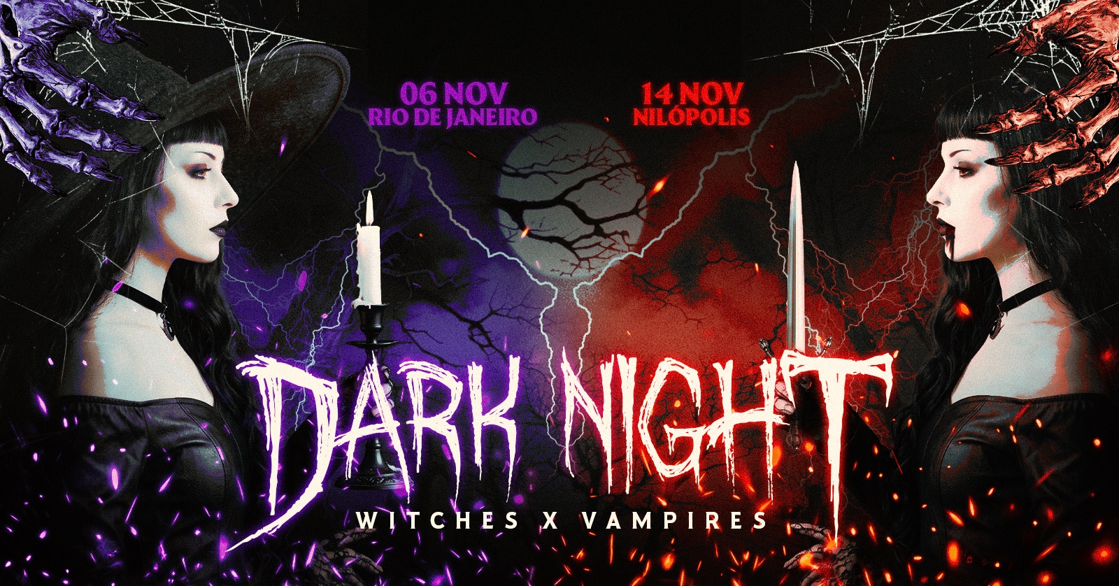Estreia - DArk Night Witches x Vampires - Nilópolis | Galpão 252 - Nilópolis, RJ