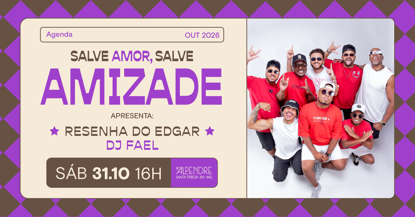 Source image — Salve Amor, Salve Amizade! apresenta: Resenha do Edgar