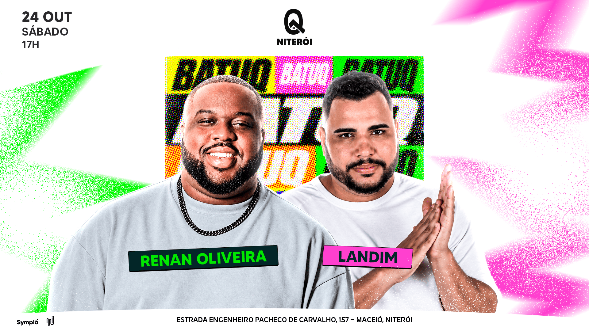 RENAN OLIVEIRA + LANDIM na BATUQ NITERÓI!! - Niterói, RJ