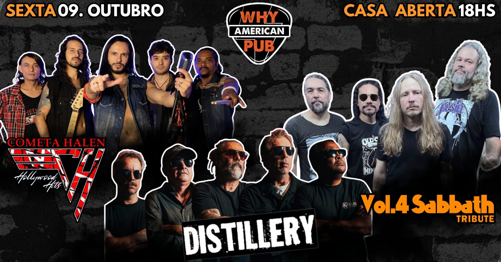 Imagen de la fuente — SEXTA WHY 09/10 - COMETA VAN HALLEN + DISTILLERY + VOL.4!
