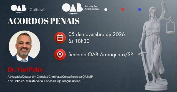 Imagem do evento PALESTRA: ACORDOS PENAIS